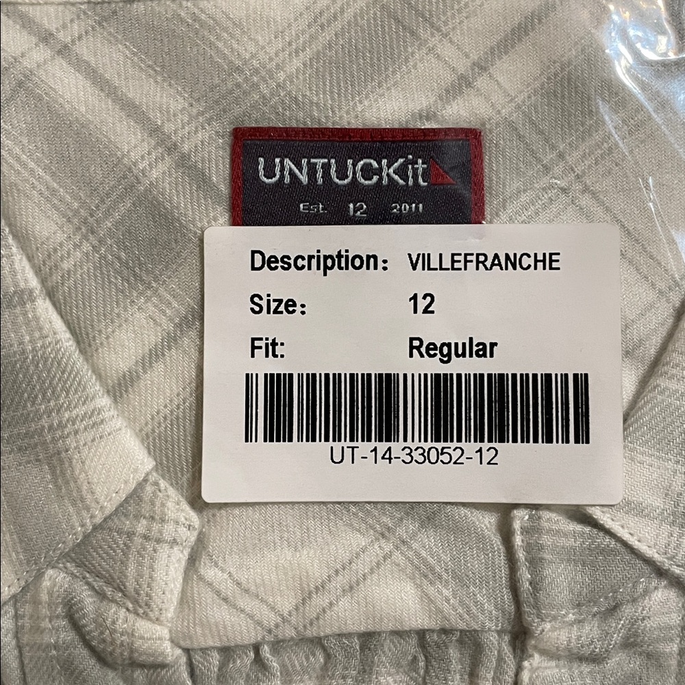 🌺SALE🌺UNTUCKit Plaid Shirt - Picture 7 of 8